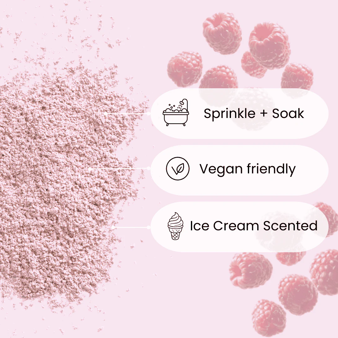 Scủủp Raspberry Ripple Sweet Bath Sprinkles - Image 3