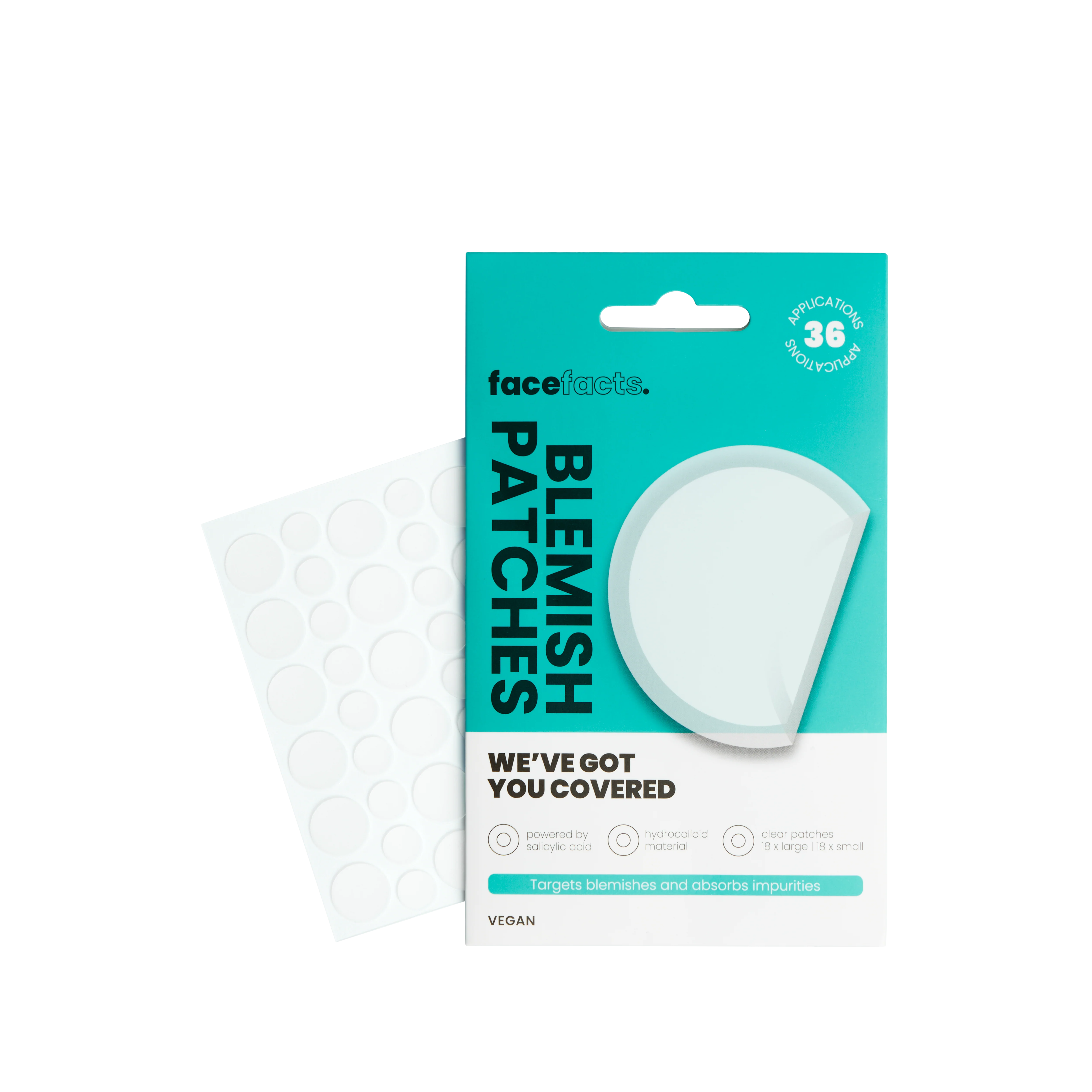 Hydrocolloid Blemish Patches - Clear & Round - Image 2