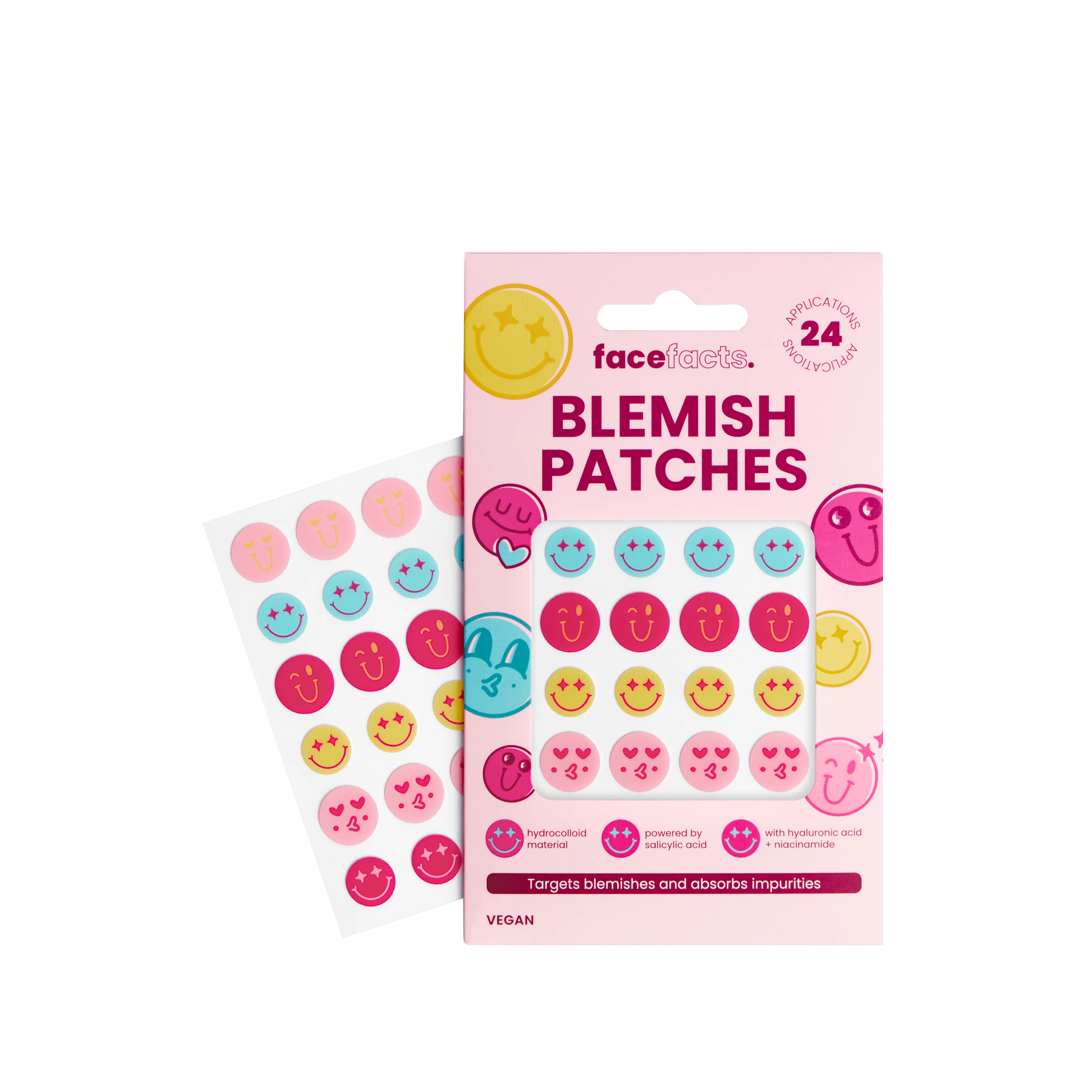 Hydrocolloid Blemish Patches - Smileys - Image 2